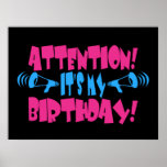 ¡Atención!  ¡Es mi cumpleaños! (cumpleaños diverti Impresiones