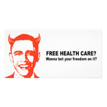 Atención sanitaria libre - quiera apostar su liber tarjetas fotográficas personalizadas