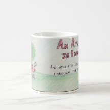 Ateo en taza de la bandera de Eden