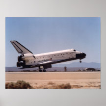 Aterrizaje del esfuerzo del transbordador espacial impresiones