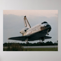 Aterrizaje del transbordador espacial Columbia (ST Poster