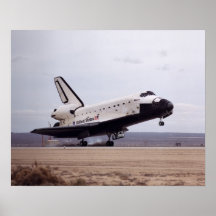 Aterrizaje del transbordador espacial la Atlántida Impresiones