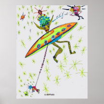Aterrizaje extranjero poster