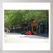Aterrizaje histórico de Leavenworth Kansas Poster