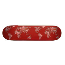 Atlas arenoso rojo patinetas personalizadas