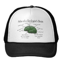 Atlas de los regalos divertidos del cerebro de un  gorra