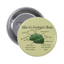Atlas de los regalos divertidos del cerebro de un  pin