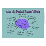 Atlas de un cerebro #2 del estudiante de medicina tarjetón