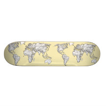 Atlas en la crema de marfil patín personalizado
