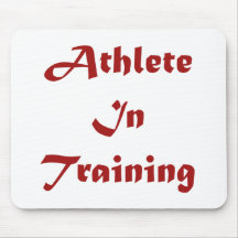 Atleta en el entrenamiento tapete de ratón