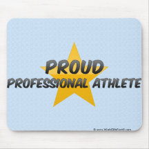 Atleta profesional orgulloso alfombrilla de raton