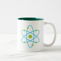 Átomo de la ciencia taza