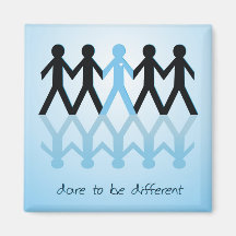Atrevimiento a ser diferente - imán
