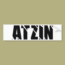 atzin pegatinas de parachoque
