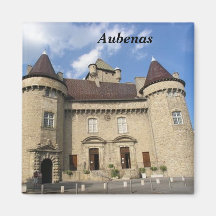 Aubenas - imán de frigorífico