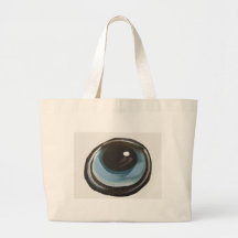 Auge Leinentasche