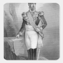 Auguste Federico Louis Viesse de Marmont Calcomanía Cuadradase