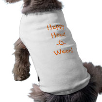 ¡Aullido-o-Ween feliz! ropa para mascotas