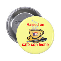 Aumentado en leche de la estafa del café pins