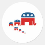 Aumentándolos republicanos etiqueta