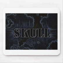aura skull mouse pads
