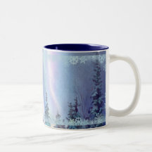 AURORA BOREAL de SHARON SHARPE Taza