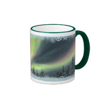 AURORA BOREAL de SHARON SHARPE Taza
