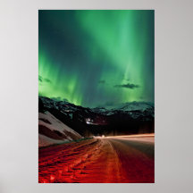 Aurora boreal impresiones