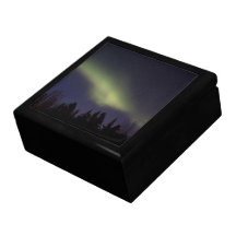 Aurora boreal pacífica cajas de joyas
