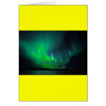 Aurora boreal tarjeton