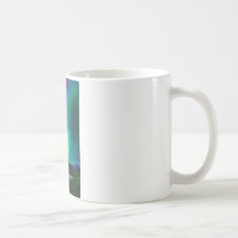 aurora Borealis art2 del arco iris Tazas De Café
