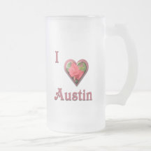 Austin -- con el rosa rojo taza