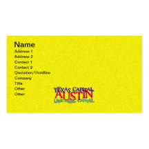 AUSTIN PLANTILLA DE TARJETA PERSONAL