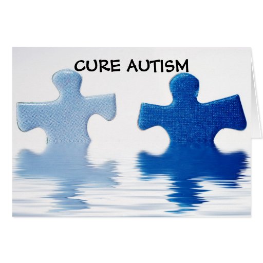 AUTISMO DE LA CURACIÓN TARJETA