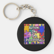Autismo Llavero Personalizado