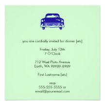 Auto del damasco invitaciones personales 