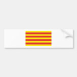 Autoadhesivo con Bandera Catalana “Serenya " Etiqueta De Parachoque