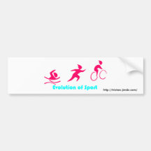 Autoaufkleber Triathlon