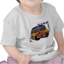 Autobús de la mariquita camisetas