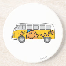 Autobús de las cosquillas posavasos para bebidas