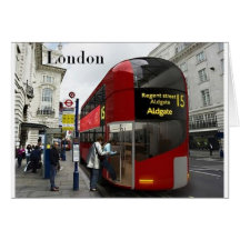 Autobús de Londres (St.K) Felicitacion