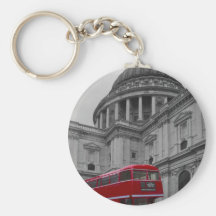 Autobús del rojo de Londres Llaveros