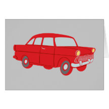 Automobil Auto car Grußkarte