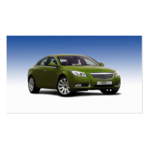 Automotriz verde tarjetas de visita