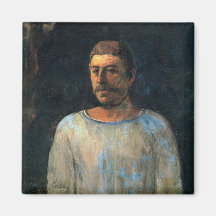 Autorretrato 2 de Paul Gauguin Imán De Nevera