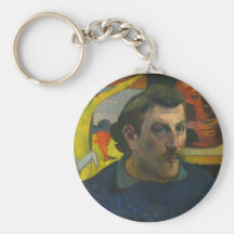 Autorretrato 3 de Paul Gauguin Llaveros Personalizados