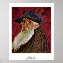 Autorretrato de Camille Pissarro Impresiones