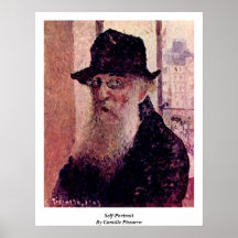 Autorretrato de Camille Pissarro Poster
