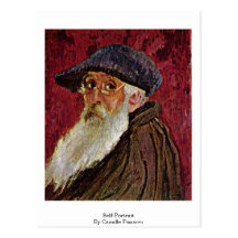 Autorretrato de Camille Pissarro Tarjetas Postales