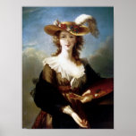 Autorretrato de Elisabeth Vigee-Lebrun Poster